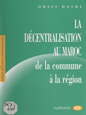 cover image of La décentralisation au Maroc